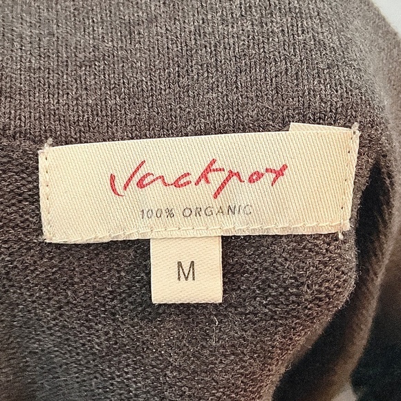 JACKPOT Mini Skirt AISHAH Ribbed knit Charcoal Gray ruffle Cotton blend M - Picture 9 of 12